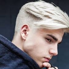 coupe de cheveux homme blond