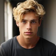 coupe de cheveux homme blond