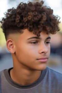 coupes de cheveux boucles hommes