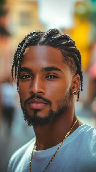 coiffure afro homme