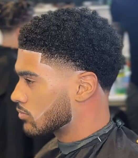 coiffure afro homme