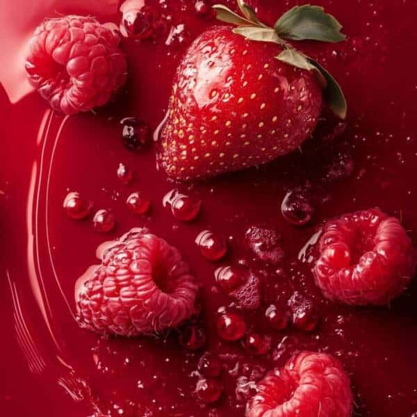 Masque framboise cheveux