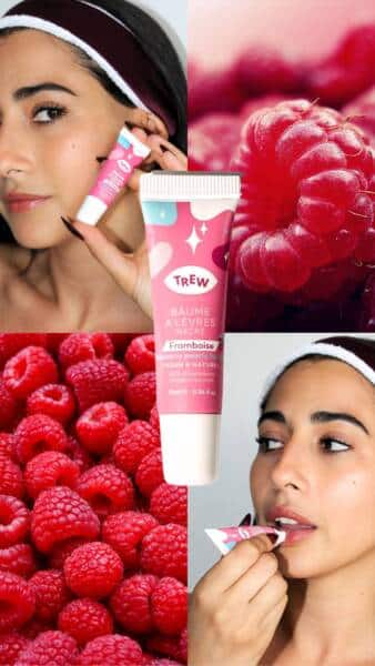 Masque framboise cheveux