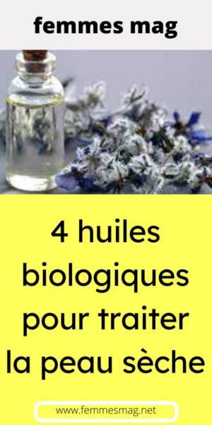 Huiles végétales peau sèche