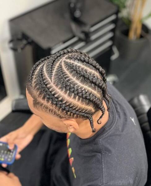 coiffure afro homme