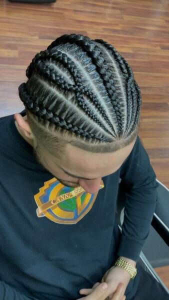 coiffure afro homme