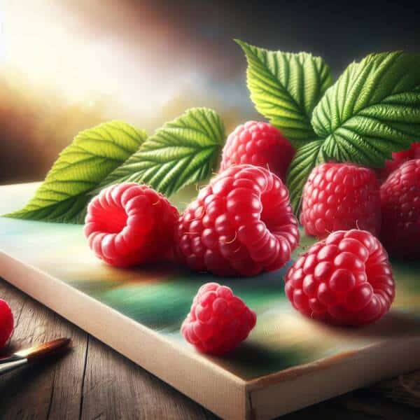 Masque framboise cheveux