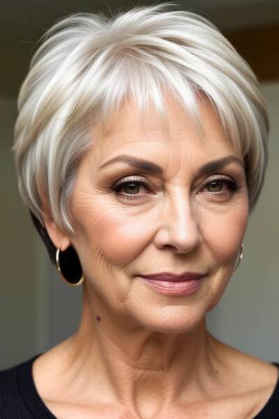 coupe courte femme 60 ans