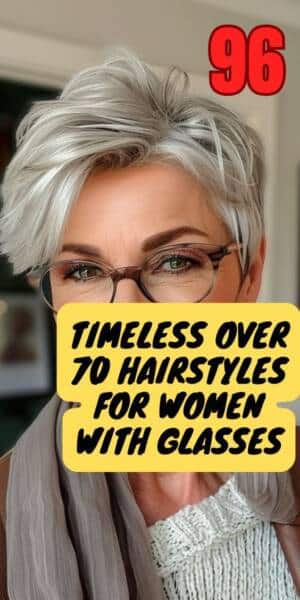 coupe de cheveux 70 ans et lunettes