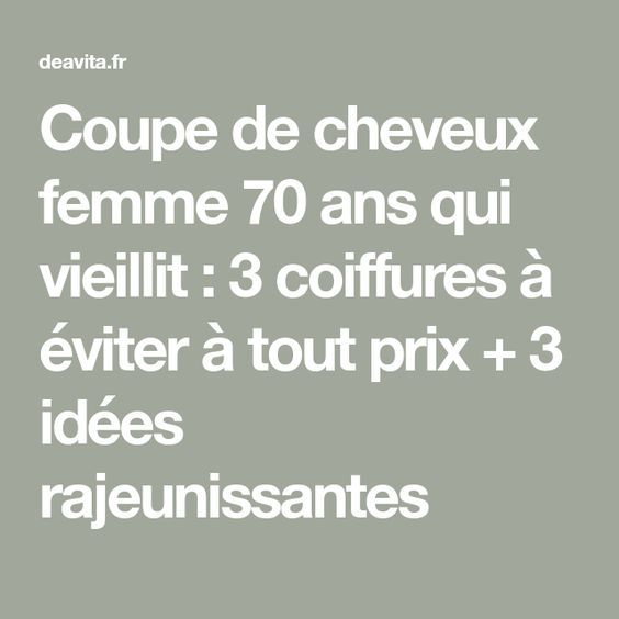 coupe dégradée pour femme de 60 ans