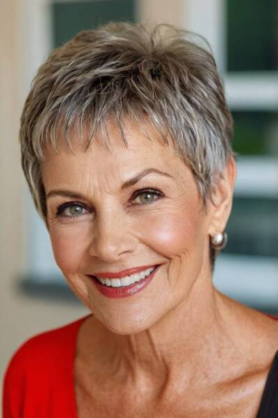 coupe courte femme 60 ans