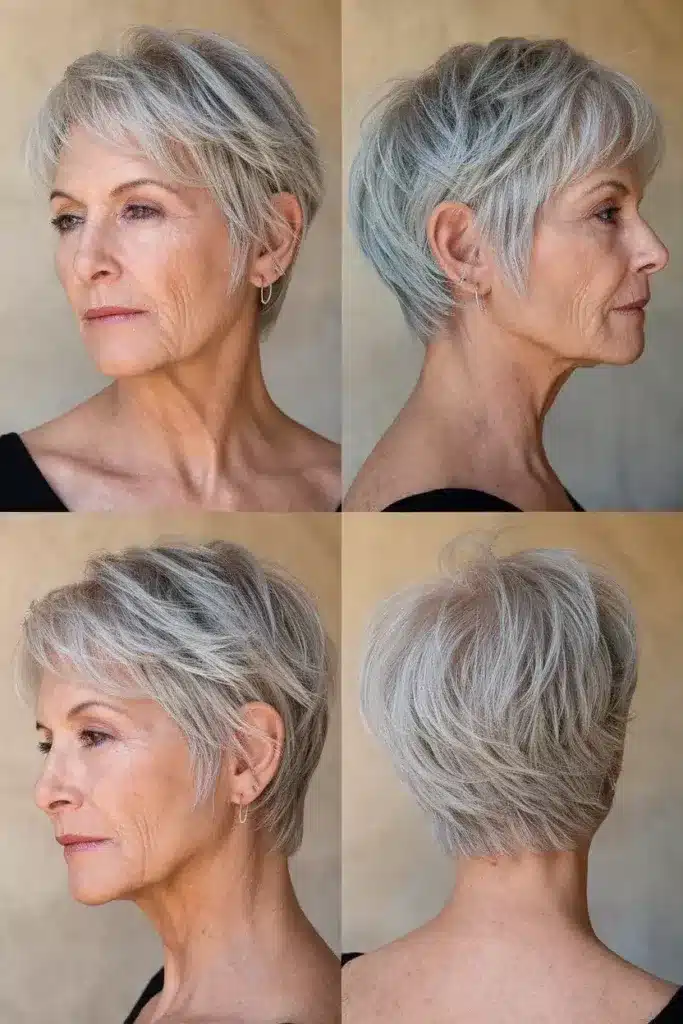coupe courte femme 60 ans