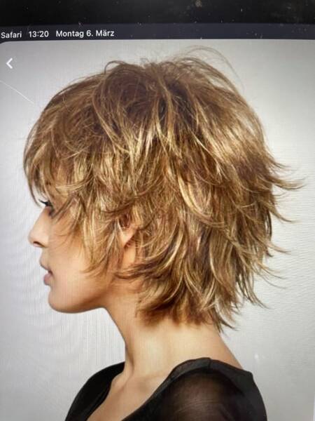 coupe effil&eacute;e sauvage