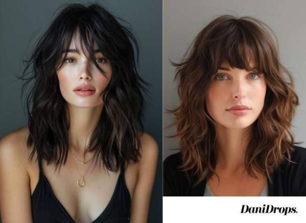 effil&eacute; sauvage coupe de cheveux