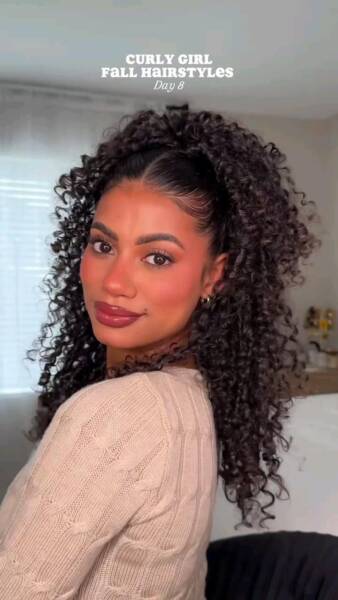 Boucles femme coiffure facile