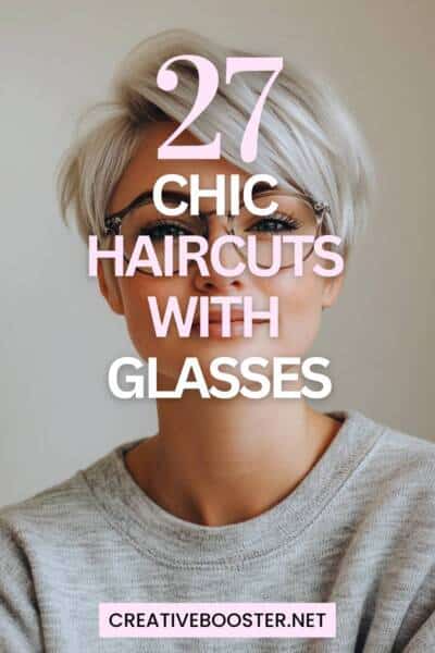 Coupe courte femme 50 ans lunettes