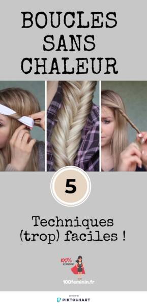 Boucles femme coiffure facile