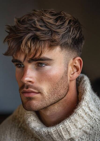 Coiffure homme cheveux clairsem&eacute;s