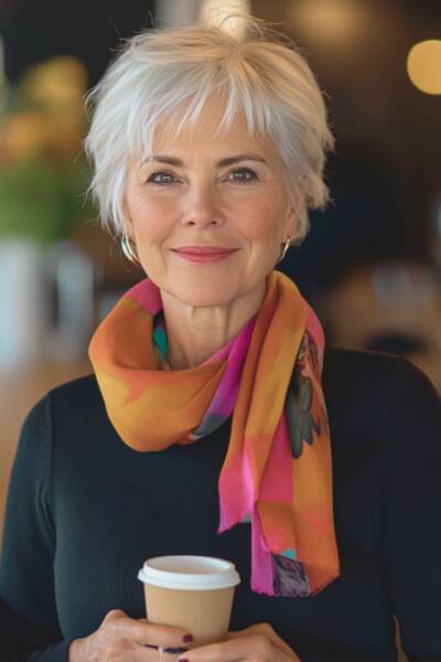 Style court femme 50 ans