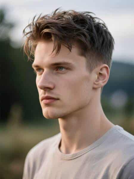 Coiffure homme cheveux clairsem&eacute;s