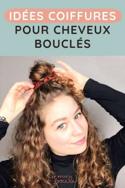 Coiffure cheveux bouclés femme