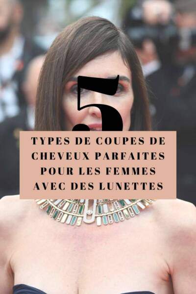 Coupe de cheveux femme lunettes